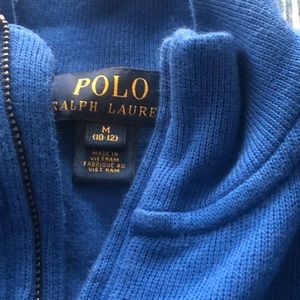 Blue Boys Polo sweater